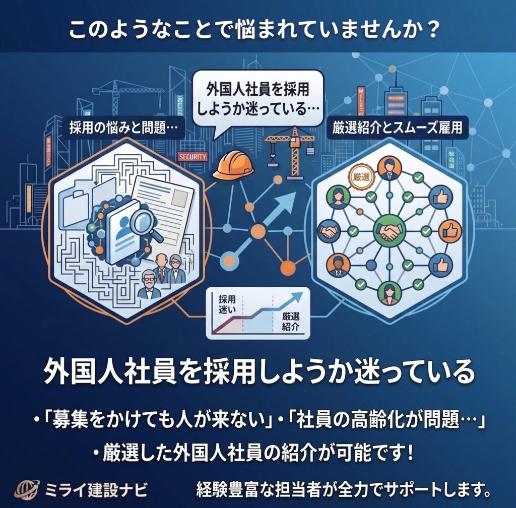 外国人社員を採用しようか迷っている